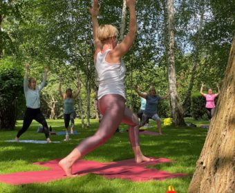 Yoga in der Villa